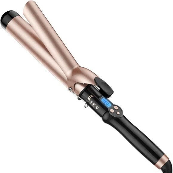 1 1/2 inch Extra Long Barrel Curling Iron, 1.5 " Large Barrel Ceramic Tourmaline - Picture 1 of 6